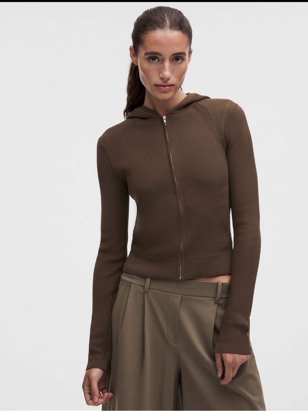 lululemon athletica Structured Knit Zip-Up Hoodie NWT sz S